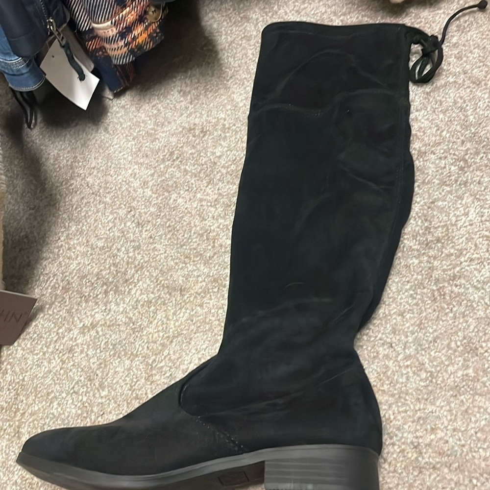 No boundaries 7.5 black over the knee boots